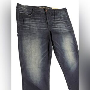 American Eagle AE Jegging Crop LONG Jean Super Stretch • NWT Size 20